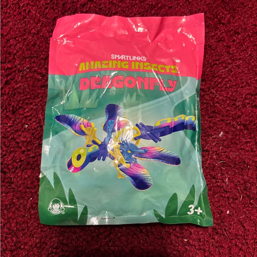 SMARTLINKS AMAZING INSECTS DRAGONFLY FIGURINE NIP NEW WENDYS TOY GIVEAWAY